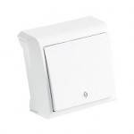 Вимикач одноклавішний прохідний Viko Vera Білий