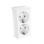 Розетка 2-я з заземленням Viko Vera Білий