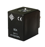 Електромагнітна котушка 24 В постійний струм компанії ODE (Italy), 8 W, 30 мм x Ø13, фото 2