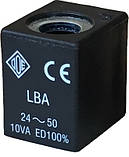 Електромагнітна котушка 24 В змінний струм компанії ODE (Italy), 5 W, 22 мм x Ø10, фото 2