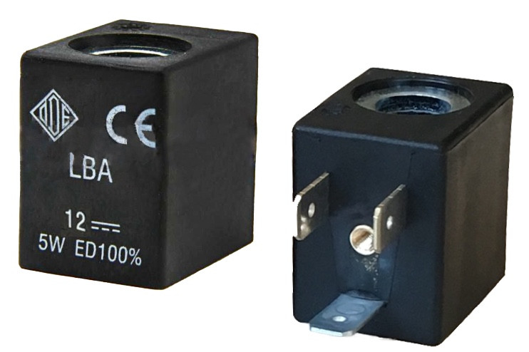 Електромагнітна котушка 12 В постійний струм компанії ODE (Italy), 5 W, 22 мм x Ø10