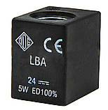 Електромагнітна котушка 24 В постійний струм компанії ODE (Italy), 5 W, 22 мм x Ø10, фото 2