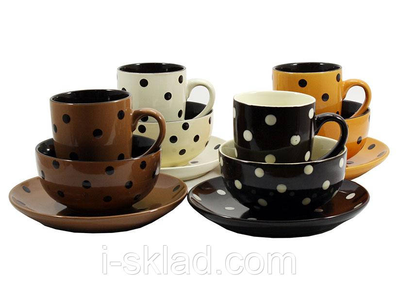 Набір для сніданку Interos Горох Mix №3 3 пр KW 129