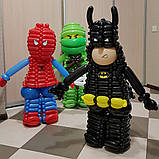 Фігурки супергероїв з кульок, висота 1м ок., фото 4