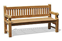 Лавка, лава зі спинкою 1800 х 690 мм від виробника Garden park bench 02