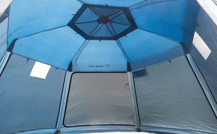 Тент шестикутний сітка +ент 2013W-сквалка для походів кемпінгу пікніка 2 входи з міцним сталевим каркасом, фото 3