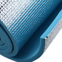 Килимок туристичний каремат фольгований 180 х 50 х 0,6 см для намету спальника