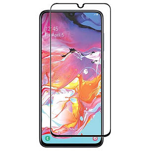 Захисне скло 5D Premium для Samsung A70 Black, фото 1