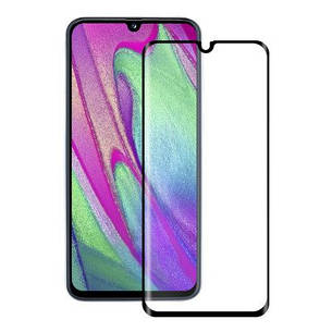 Захисне скло 5D Premium для Samsung A40 Black, фото 1