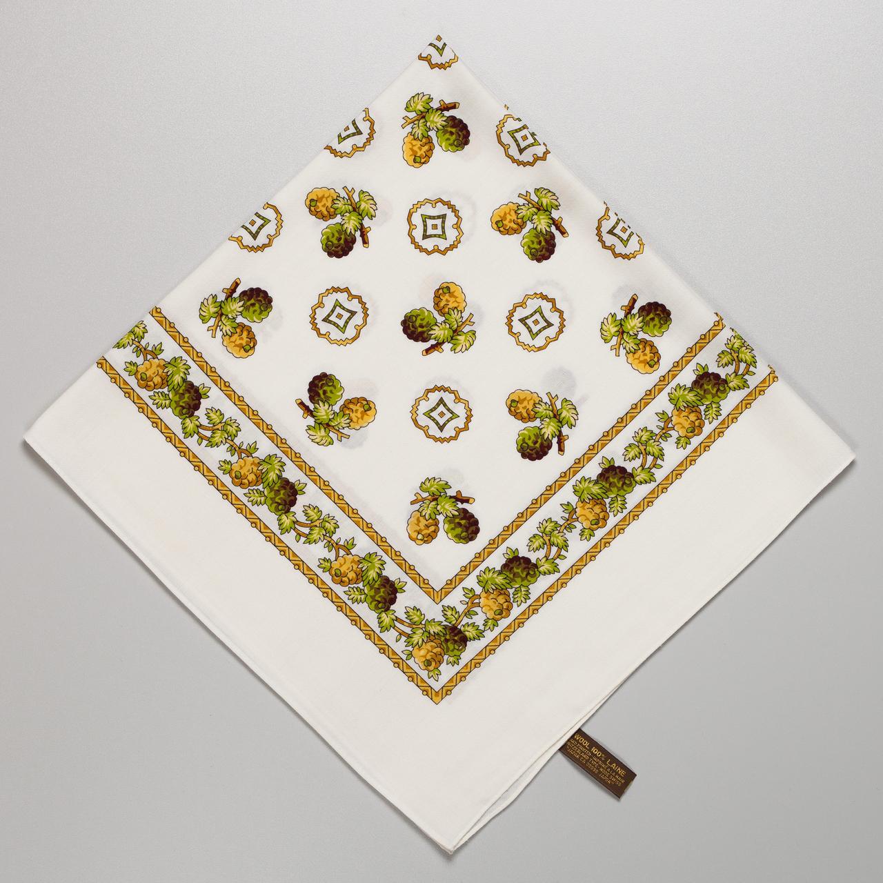 Японська вовняна хустка 75х75см, фото 1