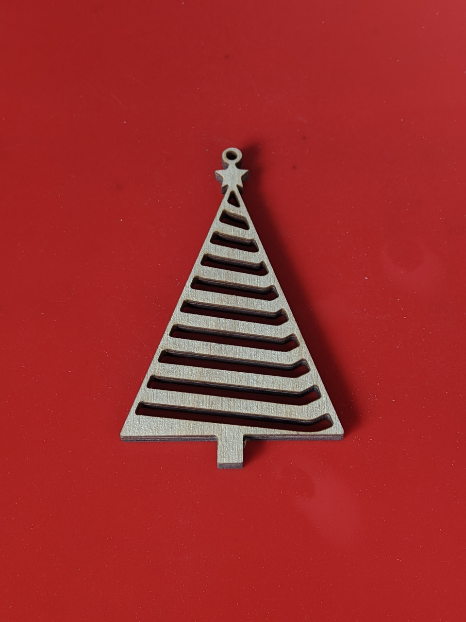 Дерев'яна новорічна іграшка заготовка. "Ялинка", фото 1