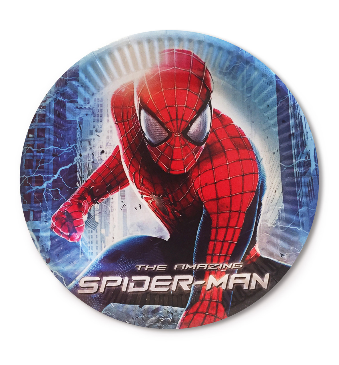Тарілки паперові одноразові Людина Павук 18 см (10 шт.)