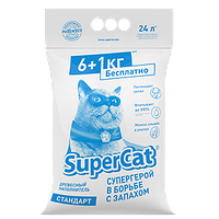 Древесный наполнитель SuperCat стандарт 6+1 кг