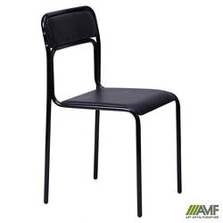 Офісний стілець Ascona чорний/кожзам AMF