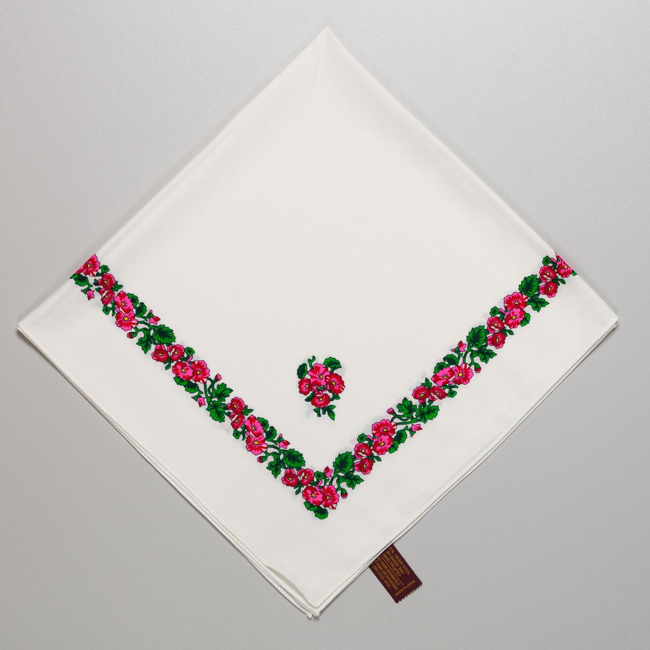 Японська вовняна хустка 75х75см, фото 1