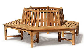 Лавка, лава зі спинкою 2200 х 430 мм від виробника Garden park bench 14