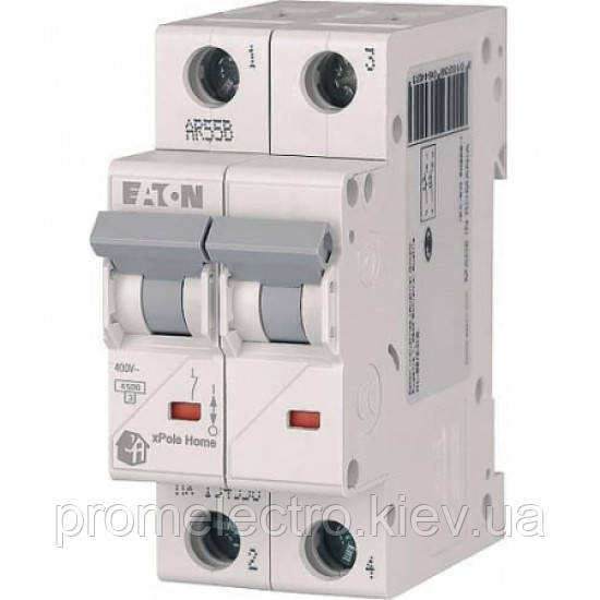Автоматический выключатель Eaton (Moeller) HL 4,5kA х-ка C 2P 63А (194777)