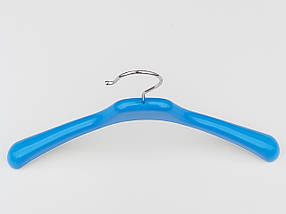 Плічка вішалки тремпеля XT-1102 синього кольору, довжина 34 см, фото 3