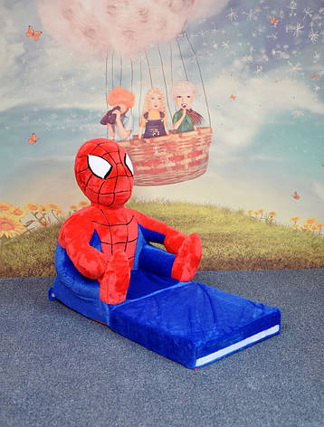 Дитяче м'яке розкладне крісло Spider man, фото 2