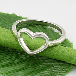 Каблучка срібна жіноча Любов ТС9510091 розмір 15.5