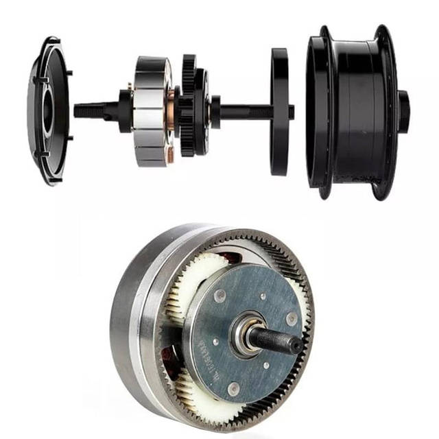 Качественный Мотор-колесо MXUS ZWG XF15C 36В 400Вт редукторное