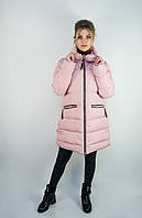 Теплая куртка женская зимняя Liliya розовая