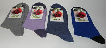 Шкарпетки жіночі гладкі однотонні ТМ Прилуки, фото 3