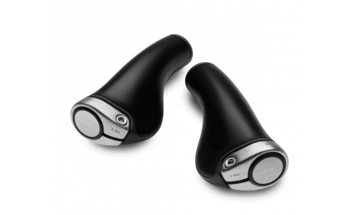 Ручки керма BROOKS Ergon GP1 Leather (130/130 mm) Black