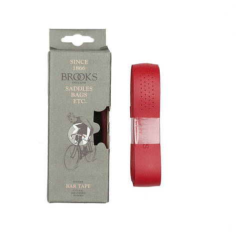 Обмотка керма BROOKS Red Leather, фото 1