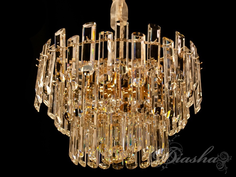 Сучасна кришталева підвісна люстра 8073-500G, фото 1
