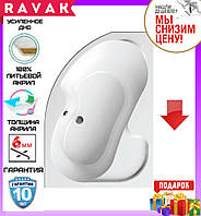 Акриловая ванна 160x105 см Ravak Rosa I CL01000000 правосторонняя