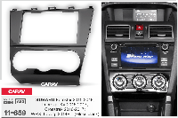 2-DIN переходная рамка SUBARU Forester, Impreza, 2015+; Levorg, WRX 2014+; Crosstrek, XV 2016+, CARAV 11-659