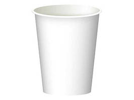 Стаканчики для кави | стаканчики | паперові стаканчики 250 мл білий (Маестро) (50 шт)
