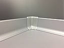 Алюмінієвий плінтус накладний 40 мм без покриття., фото 6