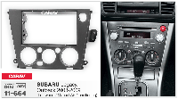2-DIN переходная рамка SUBARU Legacy, Outback 2003-2009 (Manual Air-Conditioning / Left wheel), CARAV 11-664