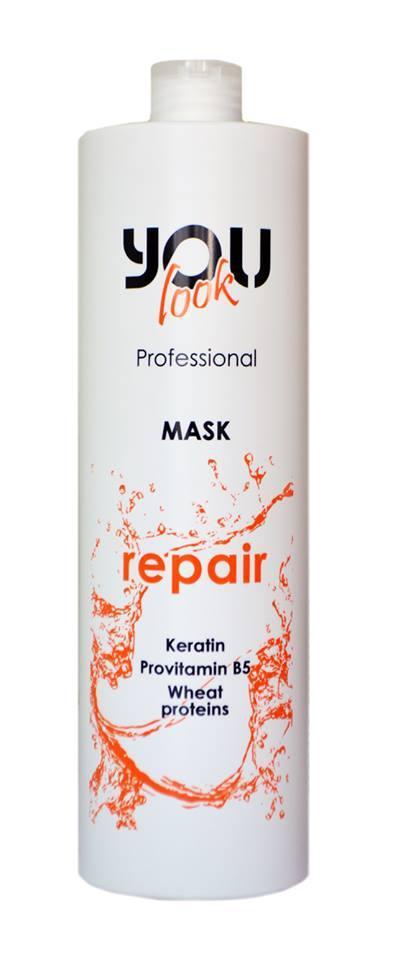 Маска для сухого та освітленого волосся You Look Professional Mask Repair, 1000 мл