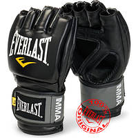 Боксерские перчатки оригинал. Перчатки тренировочные Everlast ММА Pro Style Grappling Gloves чёрный S/M