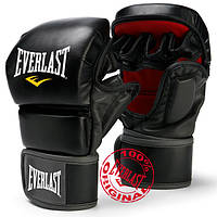 Оригинальные перчатки тренировочные Everlast MMA Striking Training Gloves черный