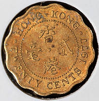 Монета Гонконгу 20 млн 1977 р.