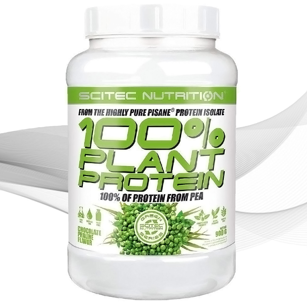 Гороховий протеїн Scitec Nutrition 100% Plant Protein 900 gr