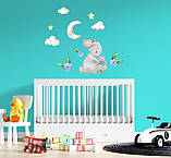 Дитячі наклейки на стіну Мама Зайчика, фото 3