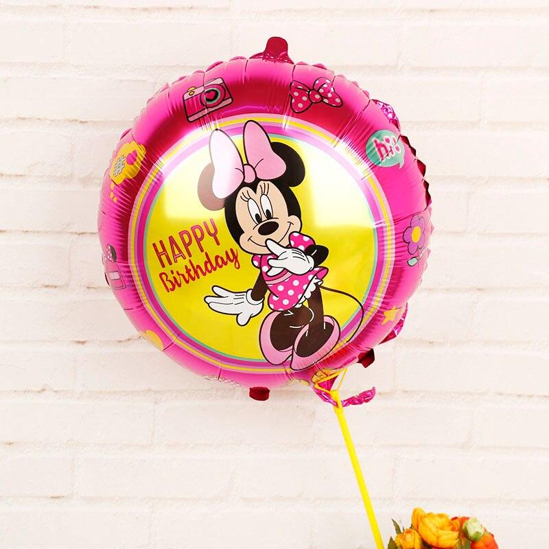 Повітряна фольгована куля Happy Birthday Міні Маус 1681, фото 1