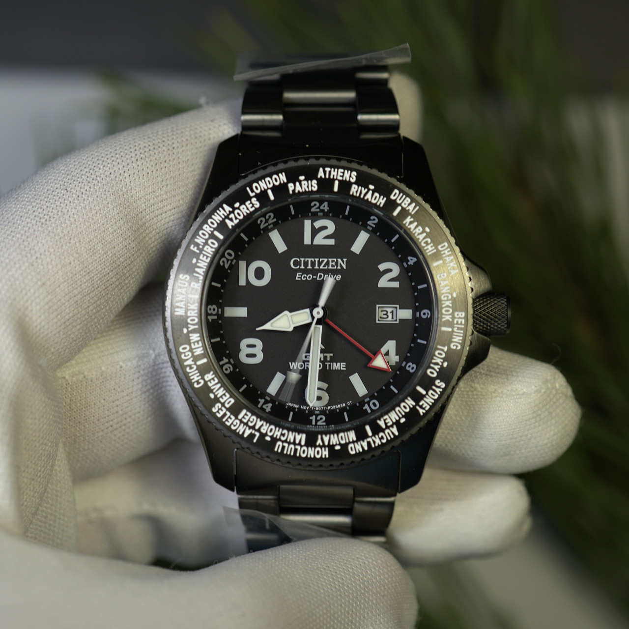 Чоловічий годинник CITIZEN BJ7107-83E INTERNATIONAL PROMASTER E-D WORLD TIME GMT