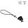 Брелок перехідник адаптер Micro USB (мама) — Type-C (тато) microUSB to Type-C Xovo Z44Q Чорний, фото 9