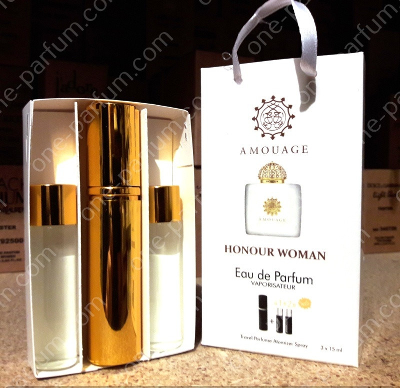 Amouage Honour (Амуаж Хонор) міні-парфуми з феромонами, 3 x15 мл