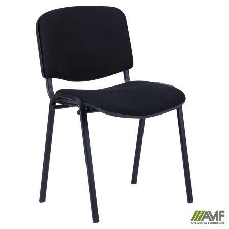 Офісний стілець Ізо чорний каркас/тканина А AMF