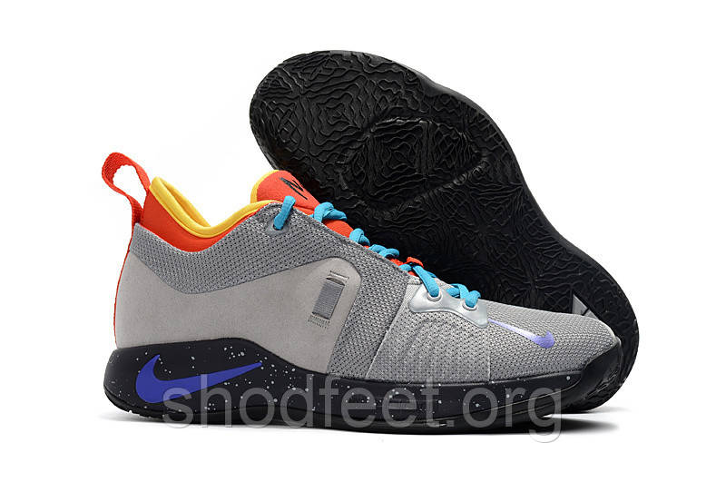 Чоловічі баскетбольні кросівки Найк Zoom PG 2 Cool Grey, фото 1