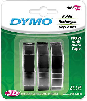 Стрічки чорні для механічного принтера DYMO Omega (3 шт.)