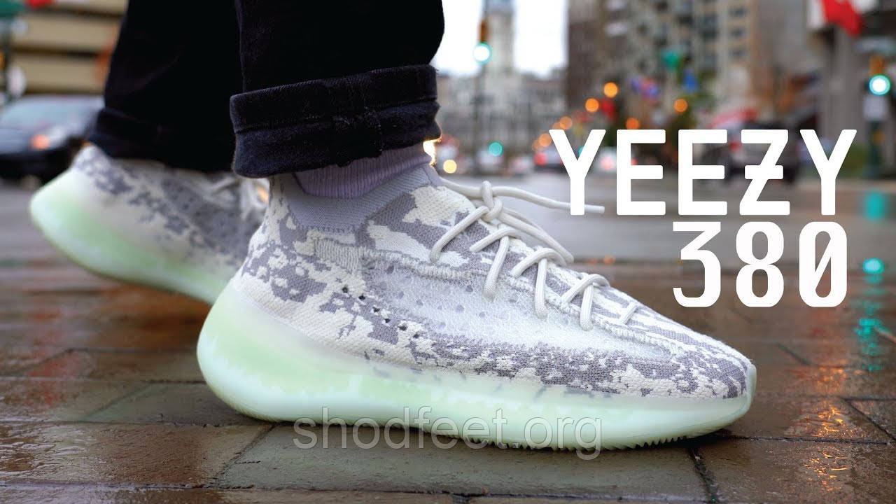 Чоловічі кросівки Adidas Yeezy Boost 380 Alien, фото 1
