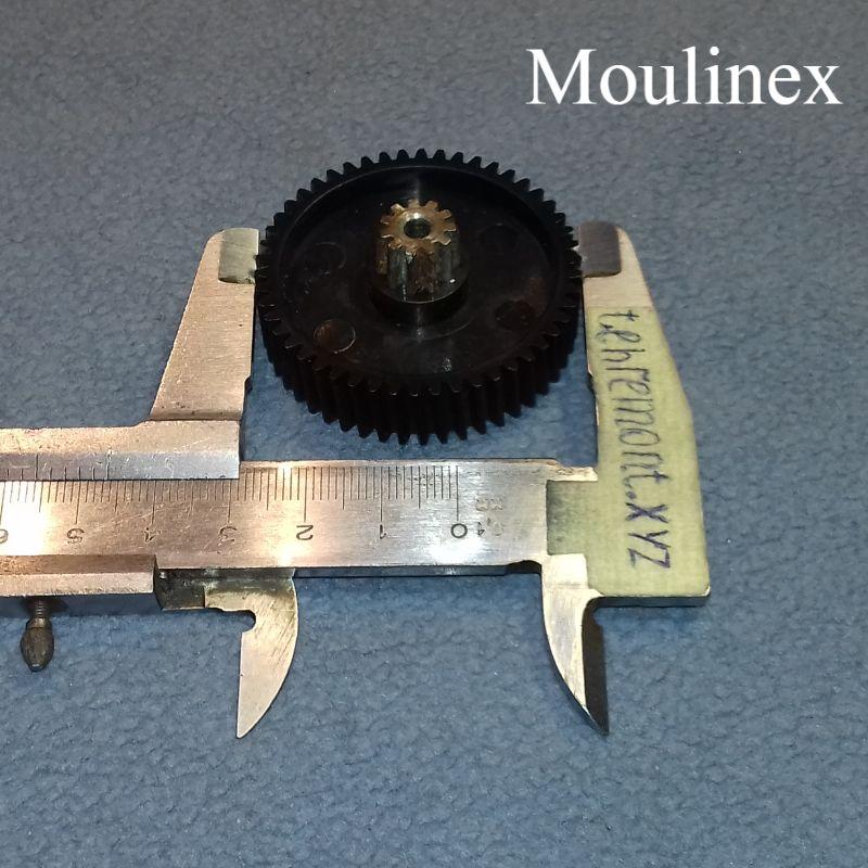 Шестірня (CL-12A/F-12) для м'ясорубки Moulinex MS-5564244 (Z = 50; z = 11; D=46; d=11,5; H=22)